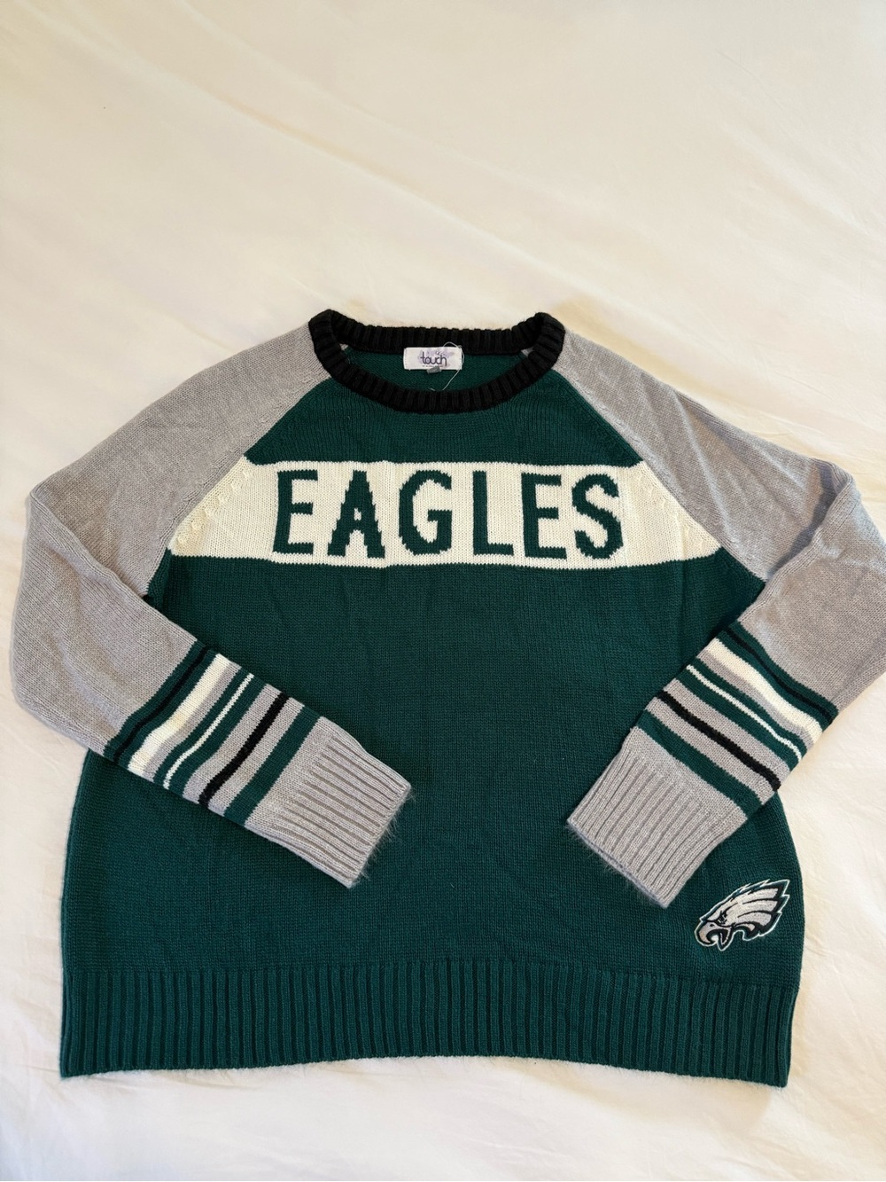 Philadelphia Eagles Touch Alyssa Milano Sweater Large